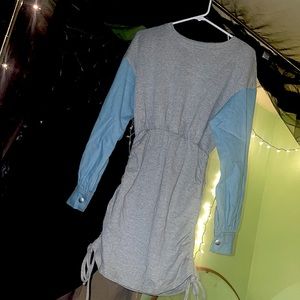 Long sleeve mini dress